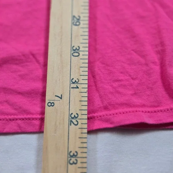 Kate Spade Sleep Shirt Nightgown Eat Cake For Breakfast Pink White Trim XL - Picture 6 of 10